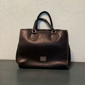 Black pebble leather Dooney and Bourke Vintage Satchel